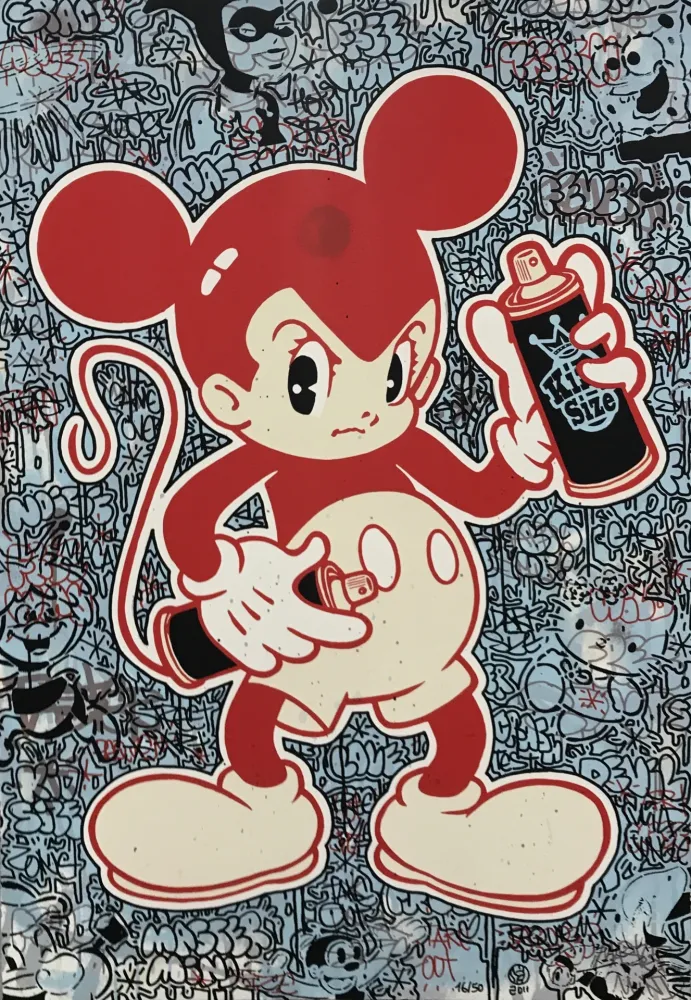 Zeefdruk Speedy Graphito - Wild Spray 