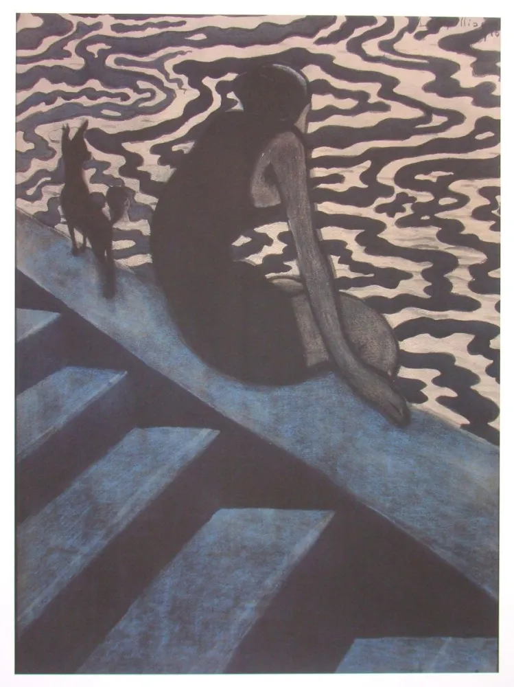 Offset Spilliaert - La baigneuse, 1910