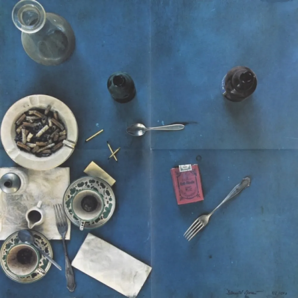 Lithografie Spoerri - Tischdecke