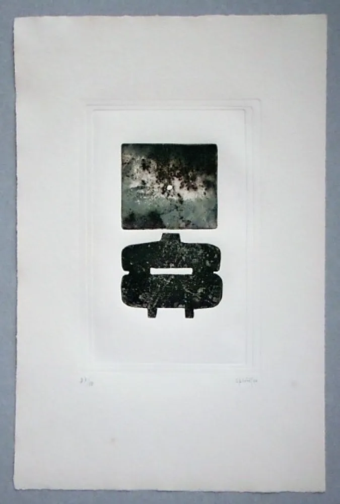 Aquatint Springer - Composition - 1970