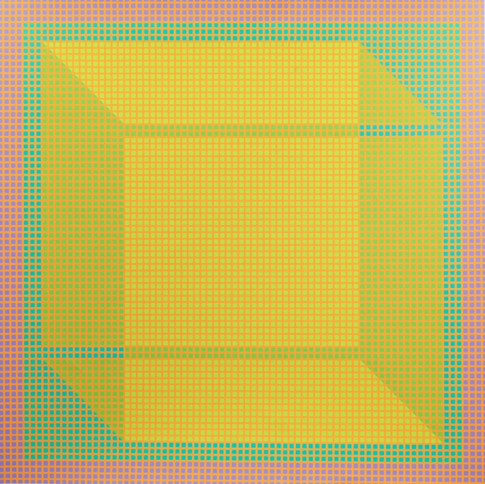 Zeefdruk Stanczak - Boxed, from Twelve Progressions