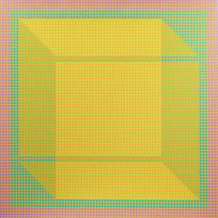 Zeefdruk Stanczak - Boxed, from Twelve Progressions