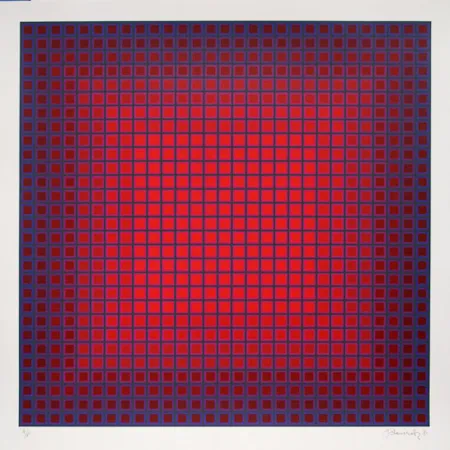 Zeefdruk Stanczak - Compounded Red