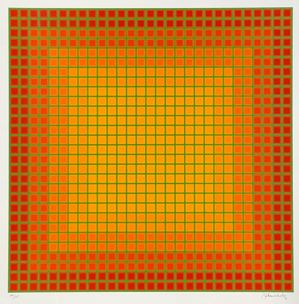 Zeefdruk Stanczak - Let It Be Orange