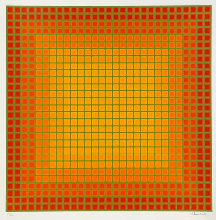 Zeefdruk Stanczak - Let It Be Orange