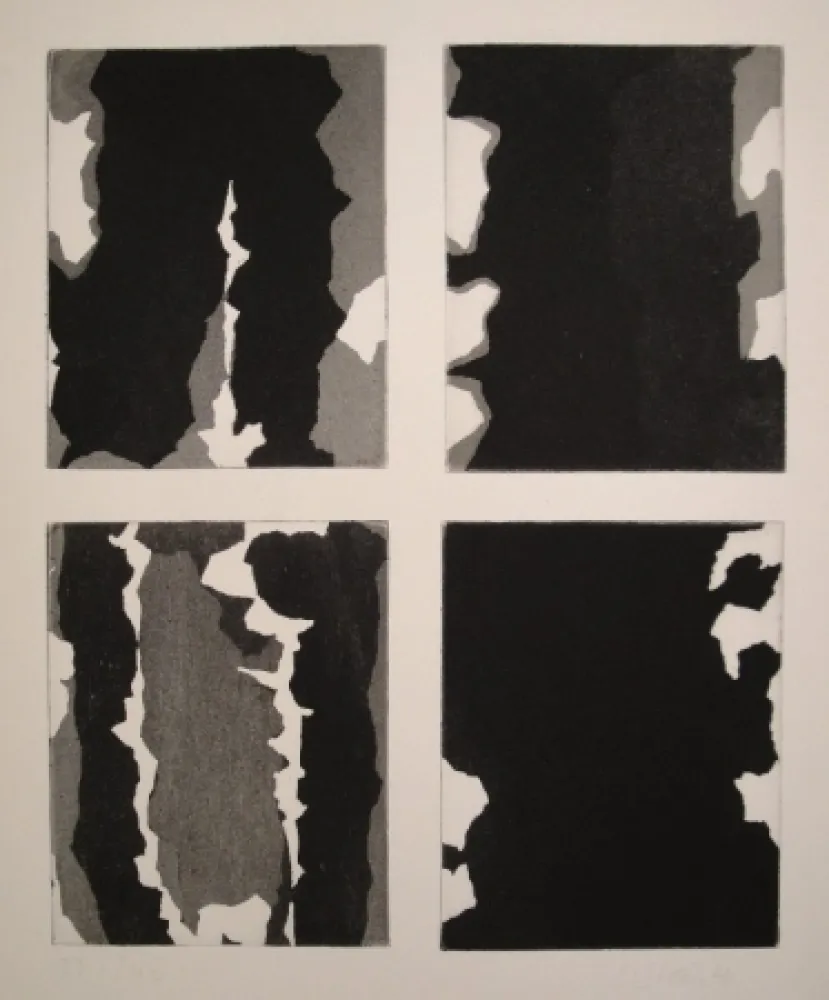 Aquatint Stein - Ohne Titel