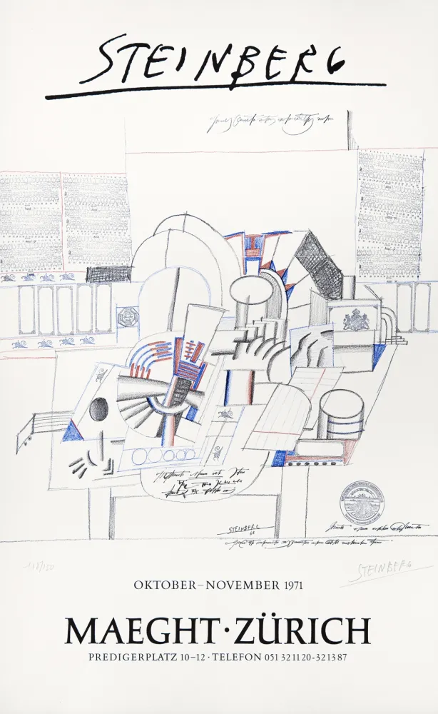 Lithografie Steinberg - AVL Zürich 
