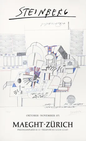 Lithografie Steinberg - AVL Zürich 