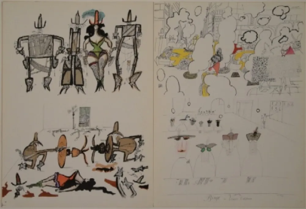 Geïllustreerd Boek Steinberg - DERRIÈRE LE MIROIR, Nos 53-54