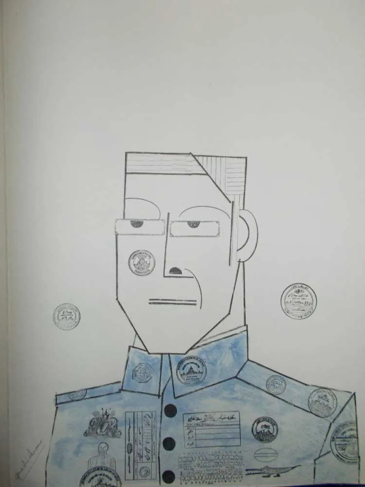 Lithografie Steinberg - Le Général