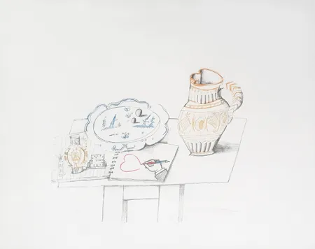 Lithografie Steinberg - Mois du coeur(1974)