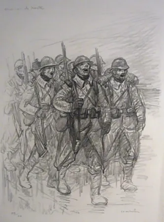 Lithografie Steinlen - Chanson de route