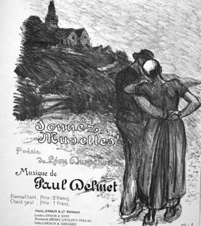 Lithografie Steinlen - Donnez Musettes