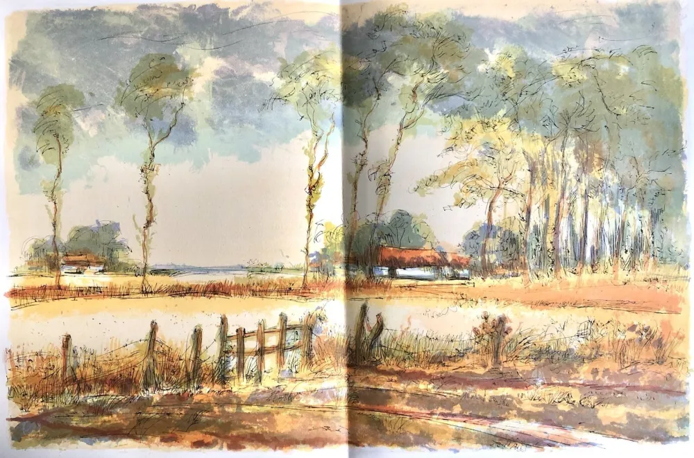 Lithografie Steinlen - Forêt voisine