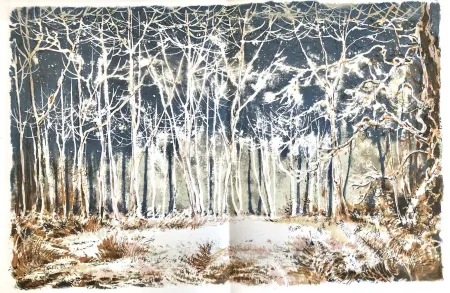 Lithografie Steinlen - Forêt voisine