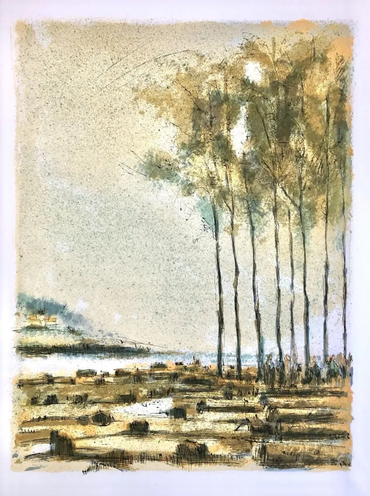 Lithografie Steinlen - Forêt voisine