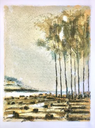 Lithografie Steinlen - Forêt voisine