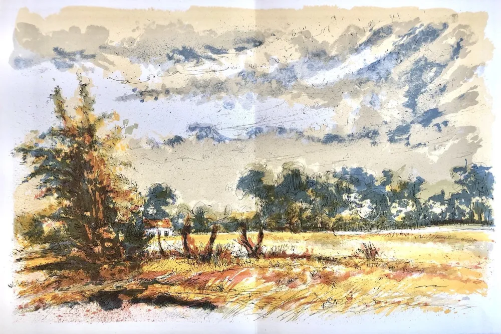 Lithografie Steinlen - Forêt voisine