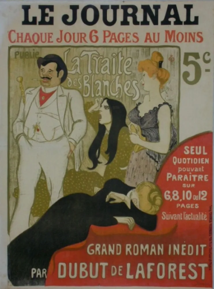 Lithografie Steinlen - Le Journal