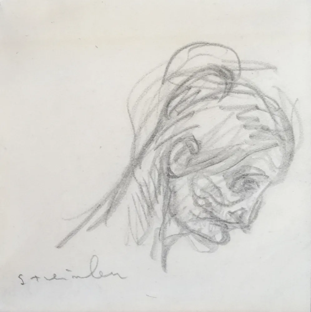 Geen Techniek Steinlen - Portrait de femme
