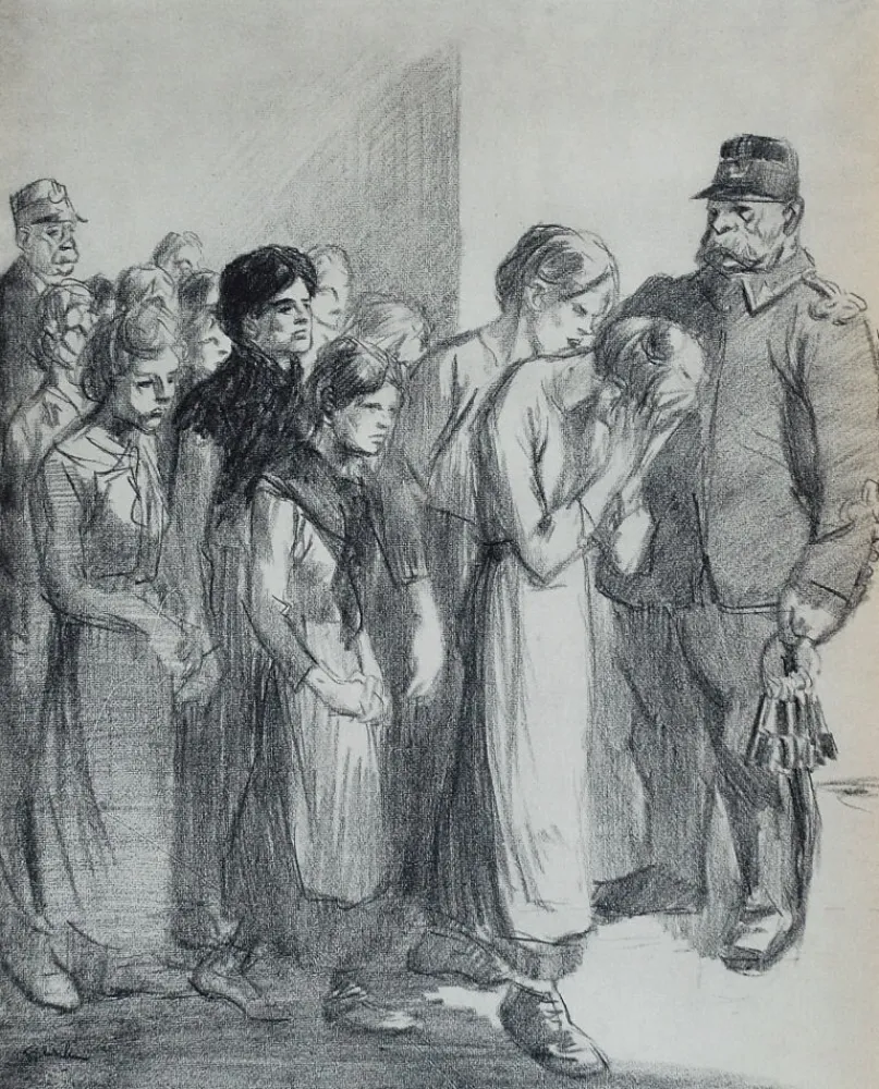 Lithografie Steinlen - Saint Lazare