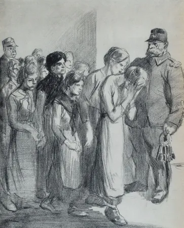 Lithografie Steinlen - Saint Lazare