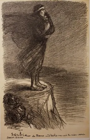 Lithografie Steinlen - Serbie