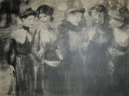 Lithografie Steinlen - Steinlen et la rue