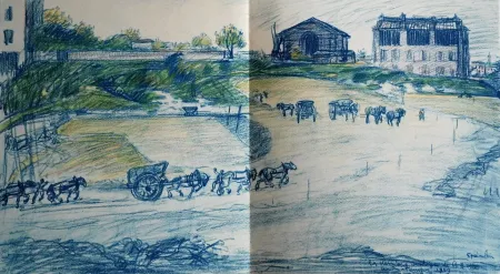 Lithografie Steinlen - Steinlen et la rue