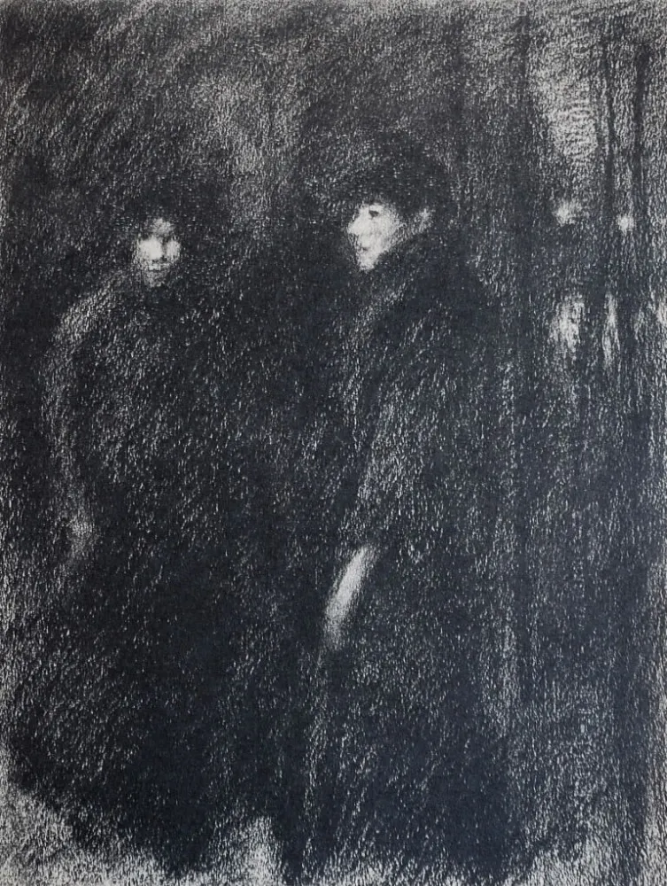 Lithografie Steinlen - Steinlen et la rue