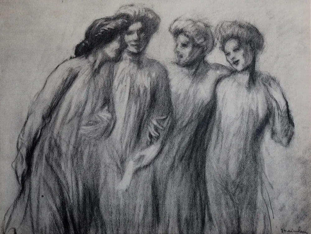 Lithografie Steinlen - Steinlen et la rue