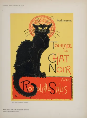 Lithografie Steinlen - Tournée du Chat Noir, 1897