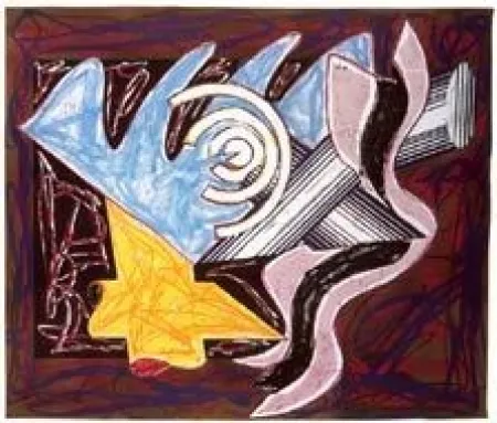 Zeefdruk Stella -  A HUNGRY CAT ATE UP THE GOAT