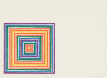 Lithografie Stella - Honduras Lottery Co (from Multicolored Squares)