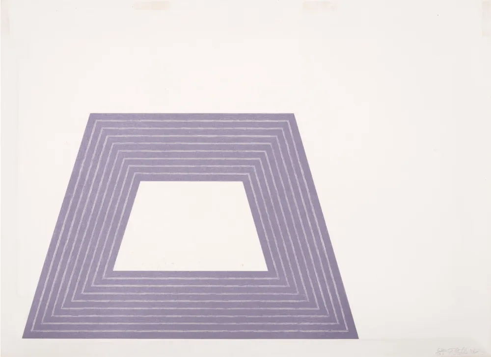 Lithografie Stella - Ileana Sonnabend, from Purple Series