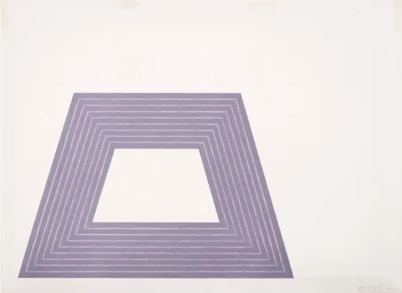 Lithografie Stella - Ileana Sonnabend, from Purple Series
