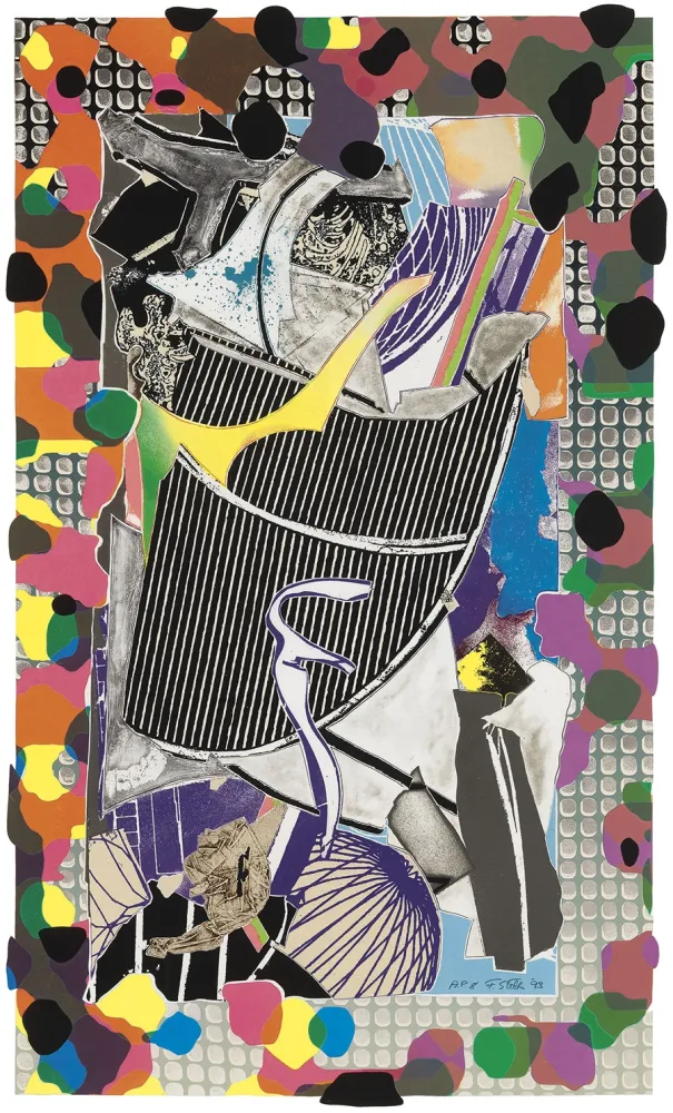 Lithografie Stella - The Battering Ram (From Moby Dick Deckle Edges Series)