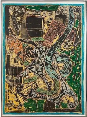 Lithografie Stella - Yellow Journal