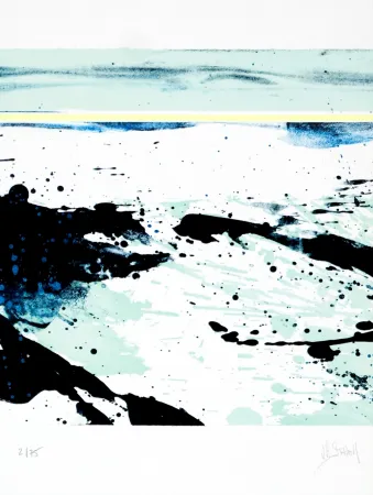 Lithografie Stholl - Fraktion de contre vagues