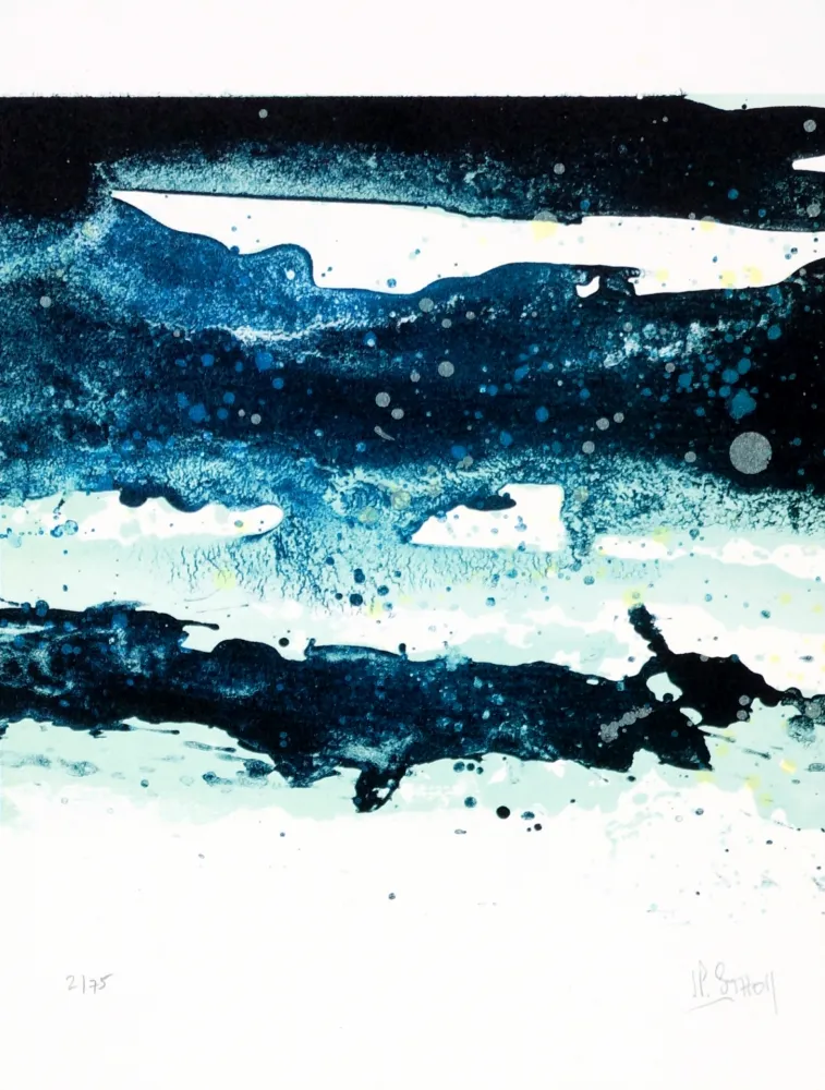 Lithografie Stholl - Fraktion de contre vagues