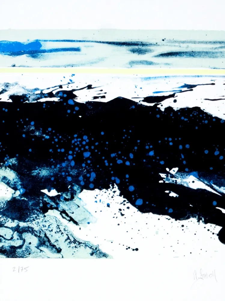 Lithografie Stholl - Fraktion de contre vagues