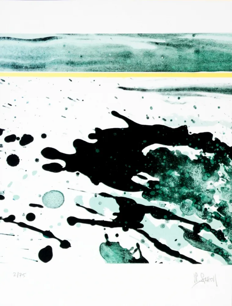 Lithografie Stholl - Fraktion de contre vagues