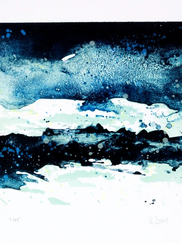 Lithografie Stholl - Fraktion de contre vagues