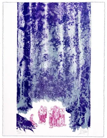 Lithografie Stholl - Le petit poucet 3