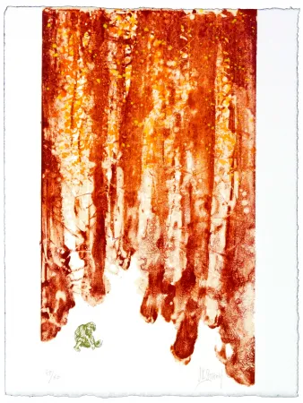 Lithografie Stholl - Le petit poucet 4