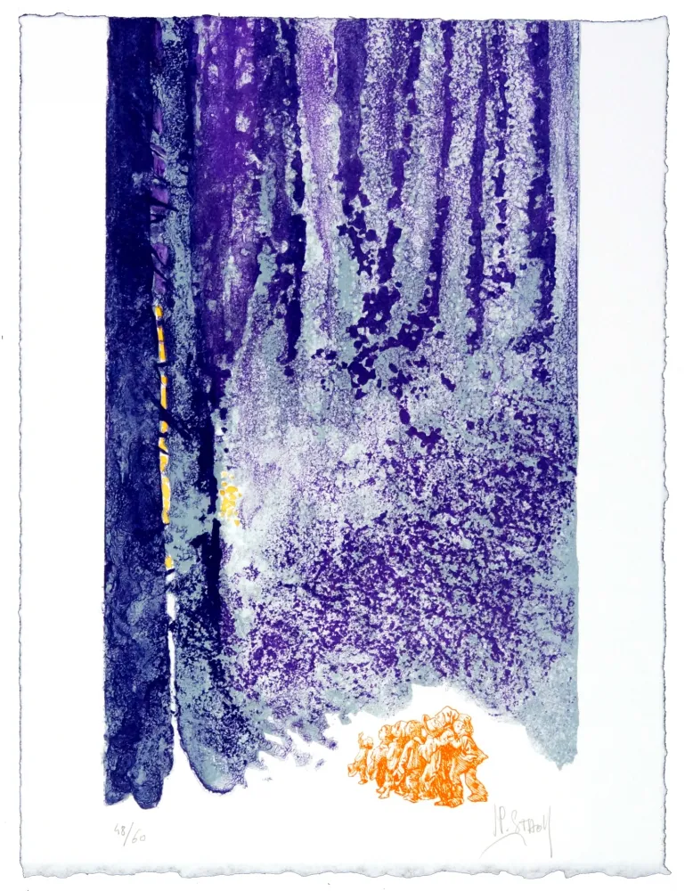 Lithografie Stholl - Le petit poucet 6