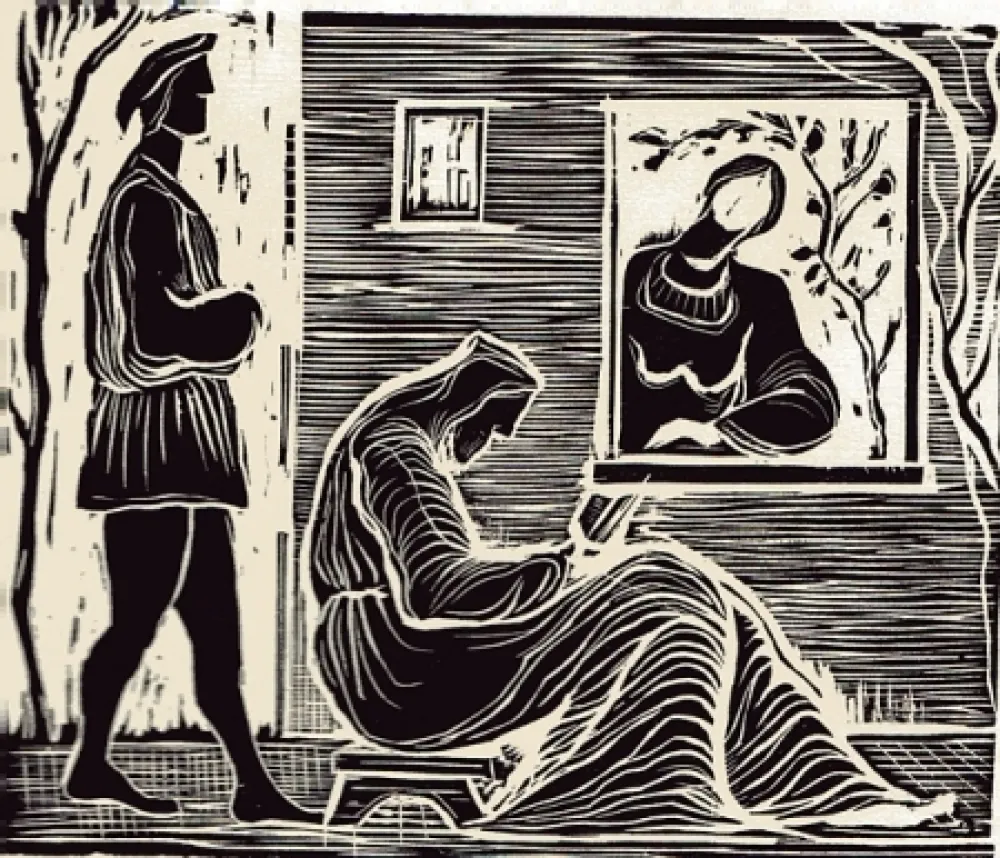 Geïllustreerd Boek Stoppa - Sant'Abraam Romito e la Nipote Maria