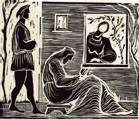 Geïllustreerd Boek Stoppa - Sant'Abraam Romito e la Nipote Maria