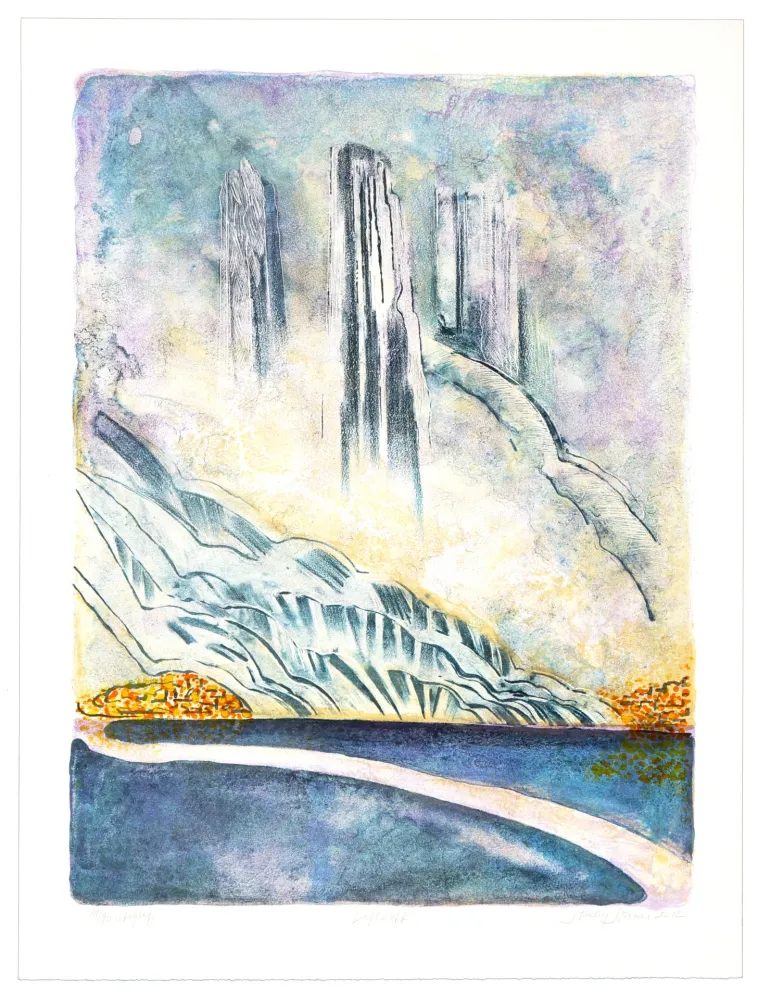 Lithografie Stornes - Luft Slott