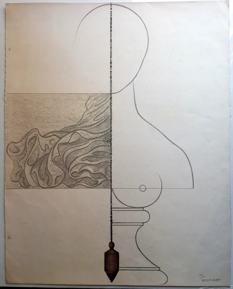 Lithografie Subirachs - Teresa Bonjour